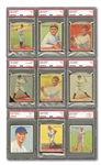 1933 GOUDEY COMPLETE SET OF (239) WITH ALL FOUR RUTHS & BOTH GEHRIGS PSA GRADED - FROM COLLECTION OF FRED FRANKHOUSE (CARD #131)